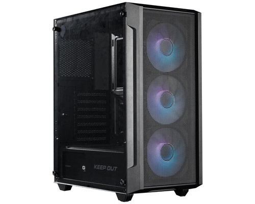 Keep Out Caja M-Atx KO XC-200 RGB Usb3 Black Glass
